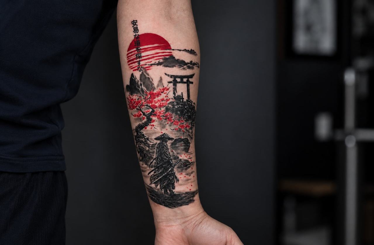 Arm tattoo