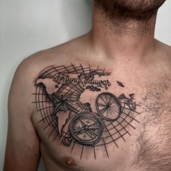 Men's Chest Tattoos
