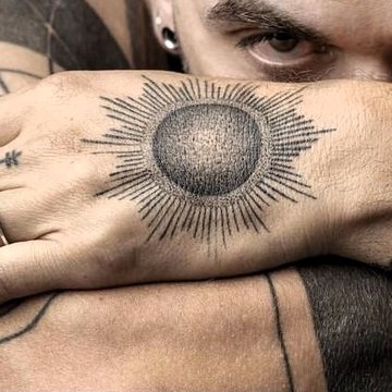 Тату солнце (29)