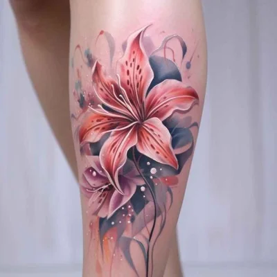 Lily Tattoo: Symbolism, Styles, and Recommendations | VEAN TATTOO